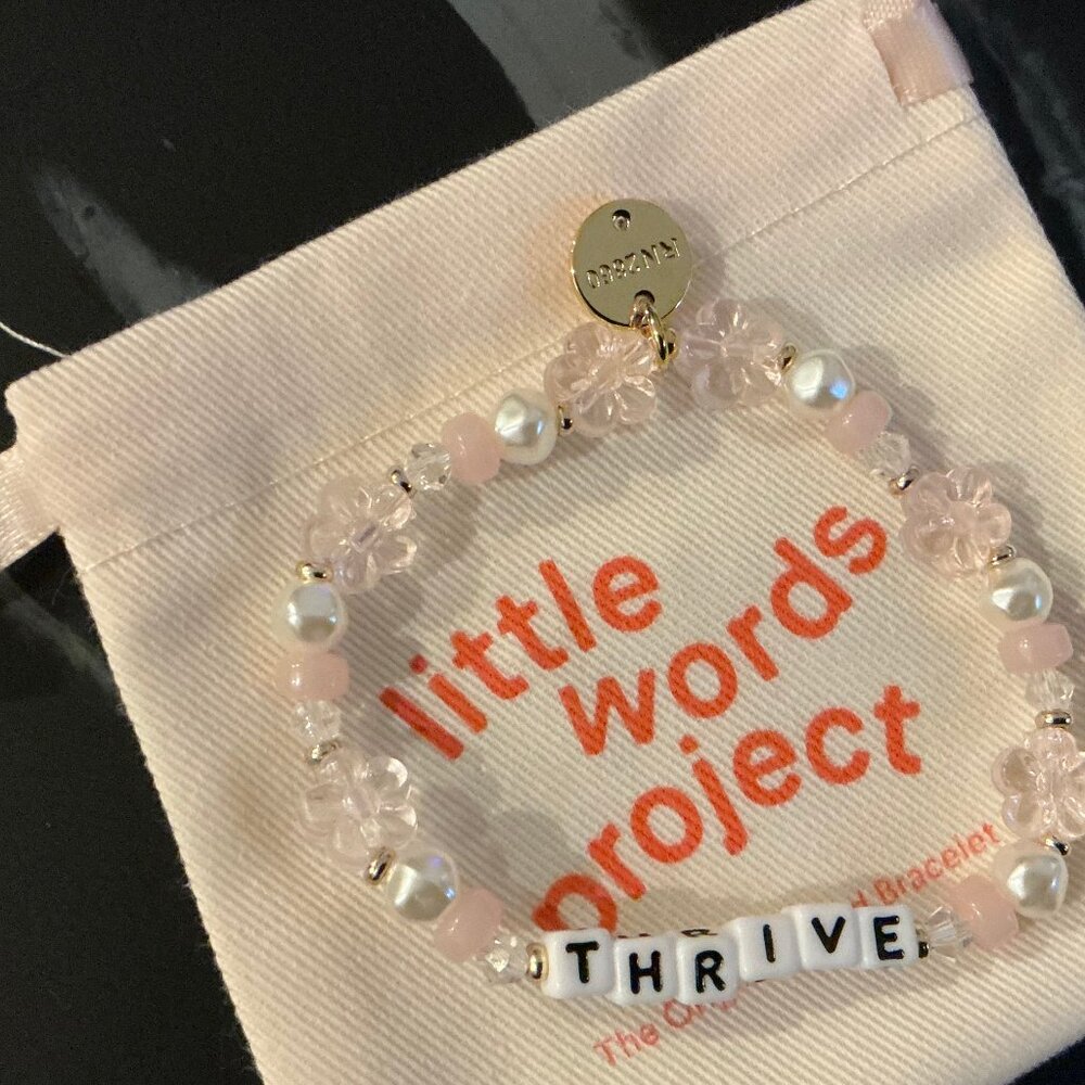 Little Words Project Bracelet ' Thrive ' NWT S/M